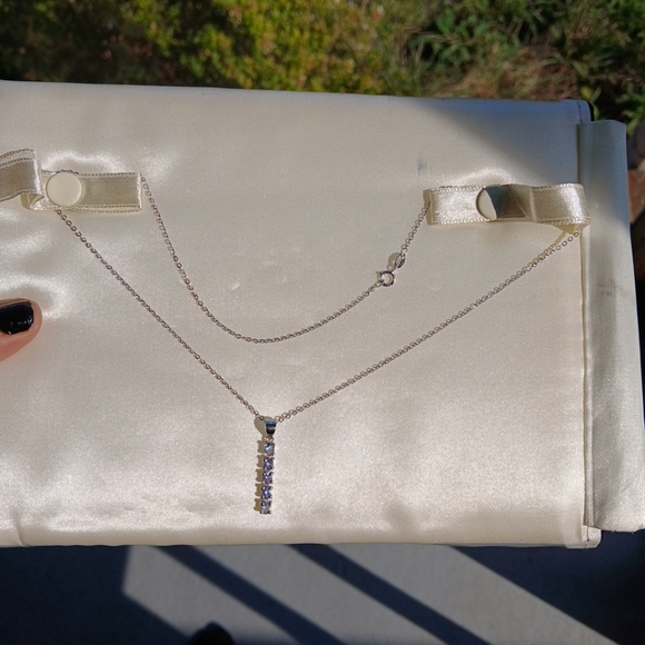 925 tanzinite necklace - Picture 2 of 3